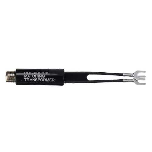 10 PCS UHF VHF 75-300 Ohm Adaptateur d'antenne TV Câble coaxial de transformateur correspondant