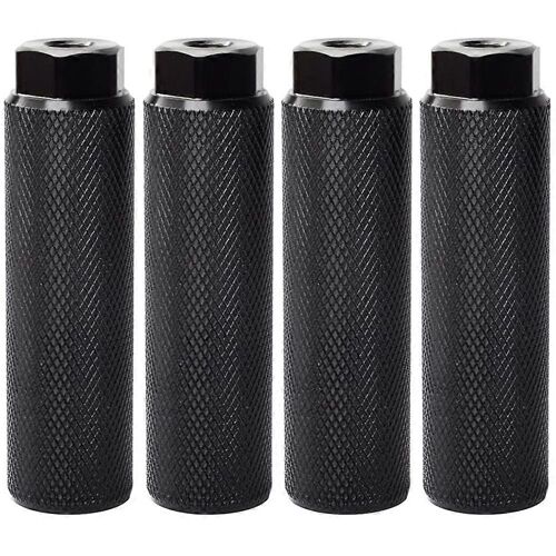 Vélo Pegs, Alliage D'aluminium Anti-Dérapant Plomb Pied Pédales Vélo Bmx Chevilles Pour Vtt Vélo Cyclisme Arrière Stunt 3/8 Pouces Essieux 4 Pcs