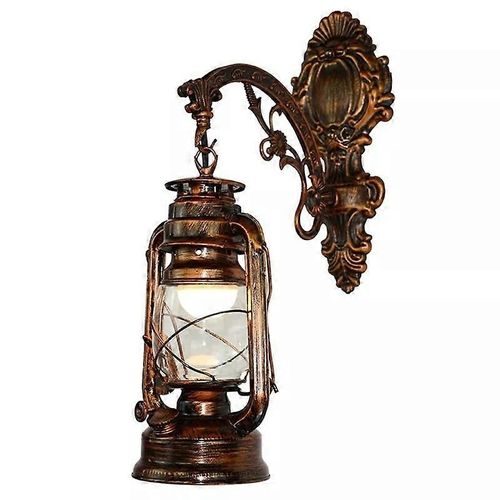 Applique Murale Led Vintage Grange Lanterne Rétro Huile De Charbon Applique Murale Style Antique Européen