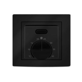 MK05 Thermostat d'ambiance Chauffage au sol Thermostat d'ambiance 220V 16A Noir