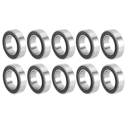 Lot De 10 Roulements A Billes 17287-2rs 17287rs 17 X 28 X 7 Mm Pour Roues De Velo, Roulements De Reparation Pour Boitier De Pedalier