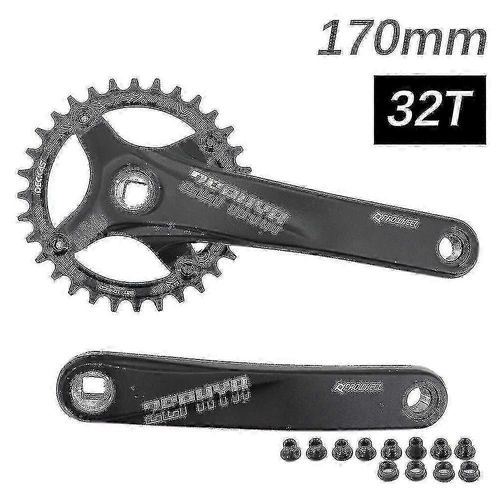 Pedalier Prowheel A Trous Carres Pour Vtt, 104bcd, 170 Mm, 175 Mm, Plateau Deckas, 30 Dents, 32, 34, 36, 38, 40 Dents, 1x, 2x, 1, 2 Vitesses Boris