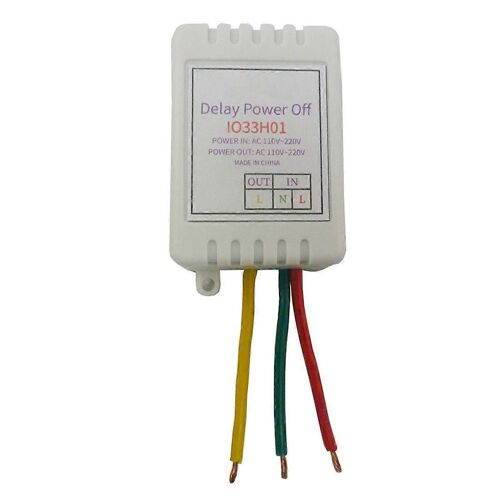 Contrôleur de délai de déconnexion réglable de 1 à 480 minutes, AC 110 V 220 V, relais de mise sous tension, interrupteur d'arrêt, 7 A, vol.