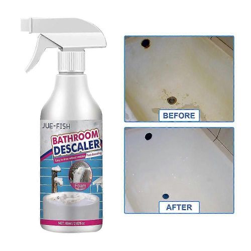 Spray nettoyant puissant pour salle de bain, anti-moisissures et anti-taches - Detartrant multi-usages pour toilettes et surfaces_JC