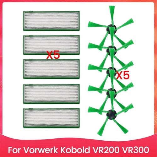 Pièces de rechange pour Kobold VR200 VR300, brosse latérale, filtre Hepa, accessoire de nettoyage ménager efficace