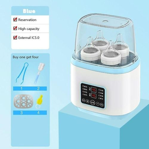 Chauffe-Biberon Electrique Puissant Et Rapide Pour Le Lait Maternel Et Les Aliments Pour Bebe - Gris