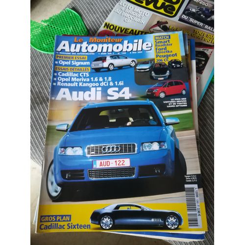 Le Moniteur 1289 De 2003 Opel Signum,Mitsubishi Outlander 2.0 4wd,Suzuki Gd Vitara 2.0 Td,Audi S4 Avant,Ford Streetka,Peugeot 206 Cc 1.6,Smart Roadster,Cadillac Sixteen,Opel Meriva 1.6 Easytronic,1.8,