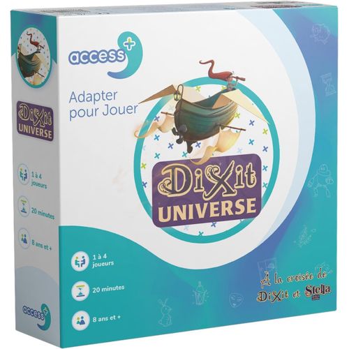 Chenquansarl-Access Dixit Universe Access+ - Jeux De Société - Jeux De Cartes - Jeux Adaptés Pour Les Troubles Cognitifs - A Partir De 8 Ans - 1 À 4 Joueurs - 20 Min - Version França