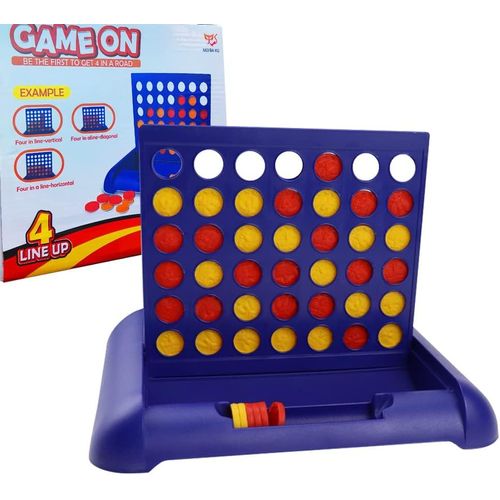 Eryi-Puissance 4 Voyage Pour 2 Joueurs Jeu De Société De Strategie Jouet Parent-Enfant Jeux De Voyage Pour 3 4 5 6 7 8+ Ans Et Adulte