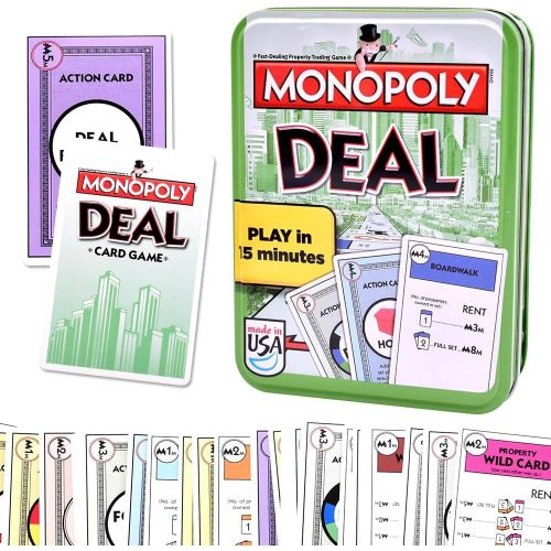 Jeux De Cartes Monopol-Y, Jeu De Société Deal, Jeu De Plateau Classique¿Jeu De Cartes À Jouer Rapide Pour 2-5 Joueurs Jeu De Plateau Classique Joueurs Jeu De Voyage Pour La Famille Et Les En[Z1319]