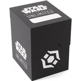 Sansh-Asmodee - - Star Wars Unlimited Deck Box Black-White - Jeux De Société - Cartes À Jouer Et À Collectionner - Accessoires Et Protection