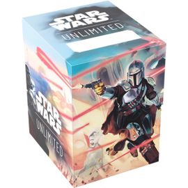 Sansh-Star Wars Unlimited Caisse Souple \U2013 Boîte De Jeu Durable Imprimée En Couleur Et Sous Licence Officielle, Peut Contenir 60 Cartes À Double Manches, Parfaite Pour Les Jcc Et Lcg, Motif