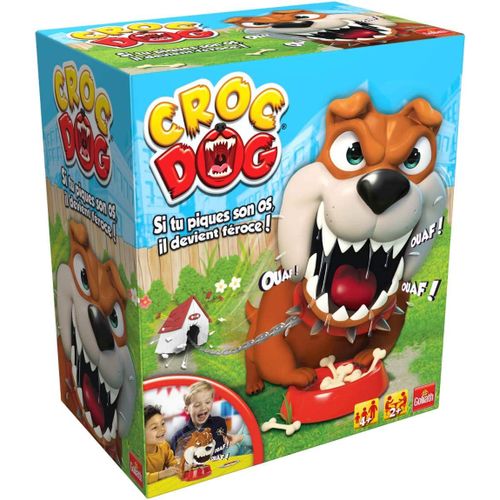 Hamiltion-Croc Dog-Jeux De Société Pour Enfants Dès 4 Ans-Piquez Les Os Du Croc Dog Avant Qu'il Ne Se Réveille-Jeu De Rapidité Et D'adresse-Jouez En Famille Ou Entre Amis-De 2 À 4 Joueurs