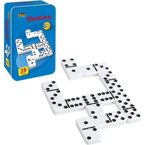 6050012 - Domino Double Six, Boîte En Métal[Z222]