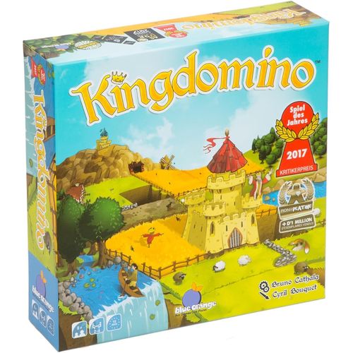 Nsiecd-- Kingdomino - Jeu De Société Et De Réflexion -Élu Meilleur Jeu De L'année - Jeu De Domino - Jeu De Tuile - Auteur Français - À Partir De 8 Ans