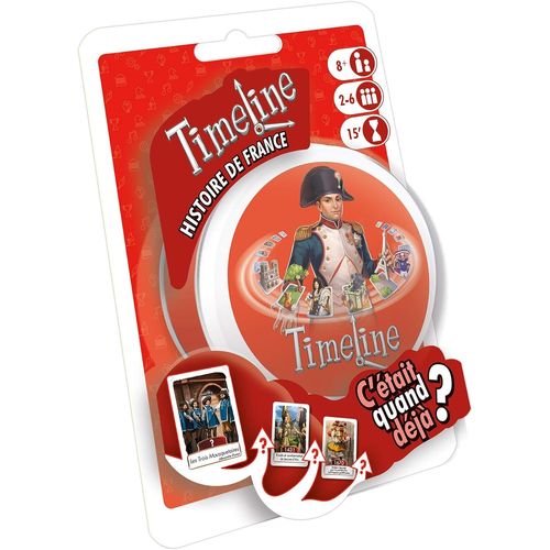 Sansh-Zygomatic | Timeline : Histoire De France | Jeu De Société | À Partir De 8 Ans | 2 À 6 Joueurs | 15 Minutes