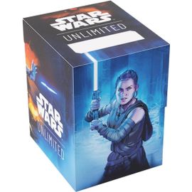 Sansh-Star Wars Unlimited Caisse Souple \U2013 Boîte De Jeu Durable Imprimée En Couleur Et Sous Licence Officielle, Peut Contenir 60 Cartes À Double Manches, Parfaite Pour Les Jcc Et Lcg, Design