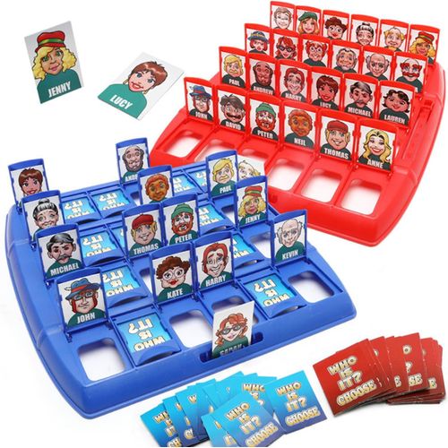 Sansh-Jeu De Devine Qui Je Suis, Jeu De Société Classique, Jeu De Société Pour Enfants En Famille, Qui Est-Ce, Jeu De Devinettes Raisonnement Cartes À Deviner Jeu Jouet, Pour Enfants