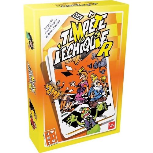 Tempête Sur L'echiquier - Jeu De Carte Autour Du Jeu D'echec - 140 Cartes Pour Pimentez Vos Parties D'échec, Noir Et Blanc[Z1460]