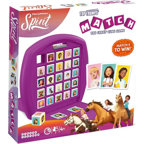 Chenquansarl-Top Trumps Match Spirit - Riding Free (Kinderspiel)