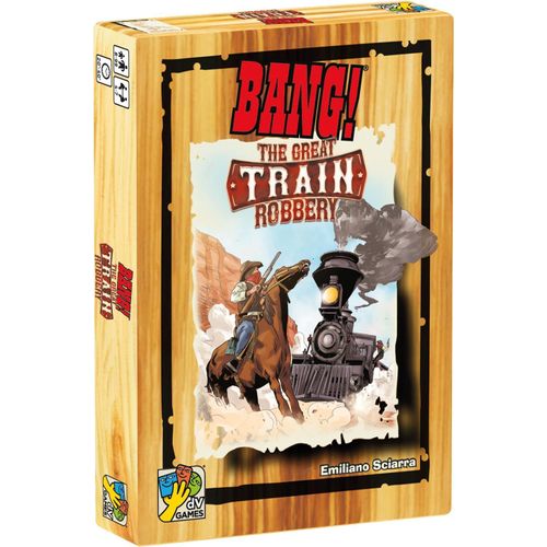 Chenquansarl-Asmodee Bang Extension - The Great Train Robbery - Jeux De Société - Jeux De Cartes À Partir De 8 Ans - 4 À 7 Joueurs - Version Anglais