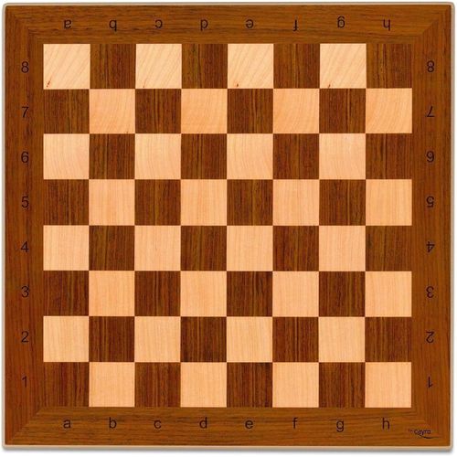 Échiquier En Bois-40x40 Cm-Sans Pièces-Jeu De Société Classique-2 Joueurs