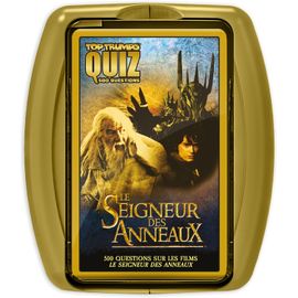 Hamiltion-Quiz Le Seigneur Des Anneaux-500 Questions Illustrées-Jeu De Société-Jeu De Cartes-Format Voyage-A Partir De 8 Ans-2 À 6 Joueurs -Version Française