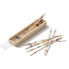 Jeu De Société Mikado, Bois Naturel, De 1 À 8 Joueurs, À Partir De 6 Ans