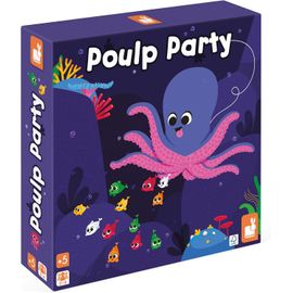 Chenquansarl-Poulp Party - Jeu De Société Enfant - Jeu D'adresse Et De Réflexion - 1 À 4 Joueurs - Certifié Fsc - Dès 5 Ans - J02622