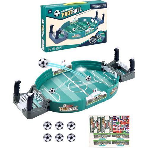 ERYI-Mini Babyfoot De Table Jeu Interactif De Baby Foot - Jouet De Société De Football Jeux Familiaux Cadeaux Pour Anniversaire Enfant Garcon