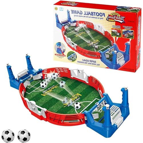 Sansh-Jeu Interactif De Baby-Foot - Table De Football Pour Deux Joueurs Avec 2 Balles - Mini Jouet De Société