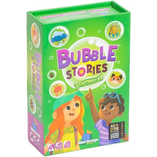 Play-Bubble Stories Vacancesélu Meilleur Jeu De L'année Enfant-Escape Game Pour Enfants -Jeu De Carte Et D'imagination Ou Votre Enfant Pourra Jouer Solo-Jeu De Société À Partir De 4 Ans