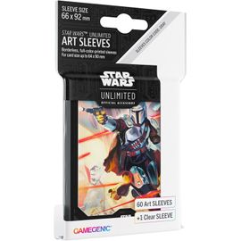 Eryi-Star Wars : Unlimited Tcg Mandalorian Art Sleeves - (60 Pack)