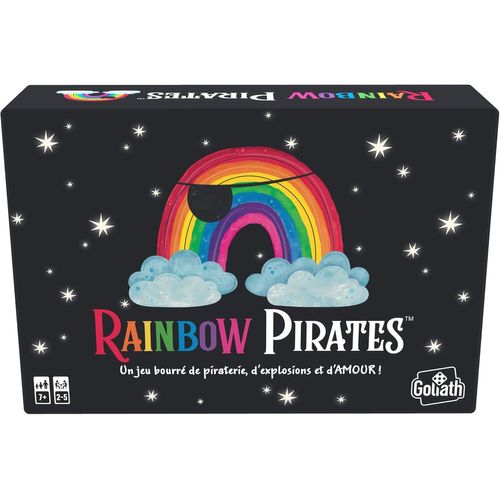Chenquansarl-Rainbow Pirates - Jeu De Cartes Colorées - Les Pirates Sont Vos Alliés - Stratégie Et Action - Jeu De Société - A Jouer En Famille Ou Entre Amis - A Partir De 7 Ans