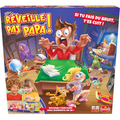 Chenquansarl-Réveille Pas Papa - Jeux De Société Drôle Pour Enfants - A Partir De 4 Ans - Développant Concentration, Réflexion Et Motricité - A Jouer En Famille Ou Entre Amis - 2 À 6 Joueurs