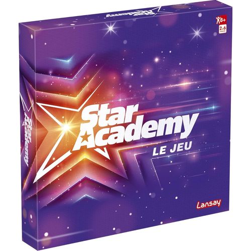 Eryi-- Star Academy - Jeu De Société De L'emission Star Academy Pour Enfants Dès 8 Ans - Jeu De Plateau - Epreuves Chant, Danse, Comédie ,Impro, Evaluations & Prime - 2 À 6 Joueurs - 45min