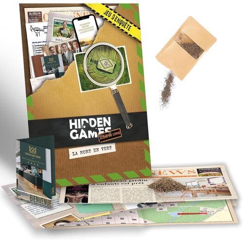 Dossiers Criminels - La Mort En Vert - Jeu De Scène De Crime Réaliste Et Passionnant, Escape Room Coopératif En Français[Z1293]