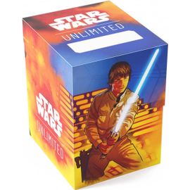 Sansh-- Star Wars Unlimited Deck - Box Luke/Vador - Jeux De Société - Jeux De Cartes - Accessoires Et Fournitures Pour Jeux De Société - Matériel De Protection