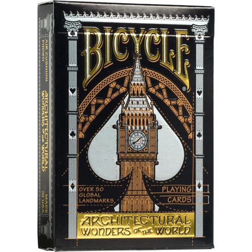 KALANKA-- Jeu de 54 Cartes à Jouer - Collection Ultimates - Architectural Wonders of The World - Magie / Carte Magie