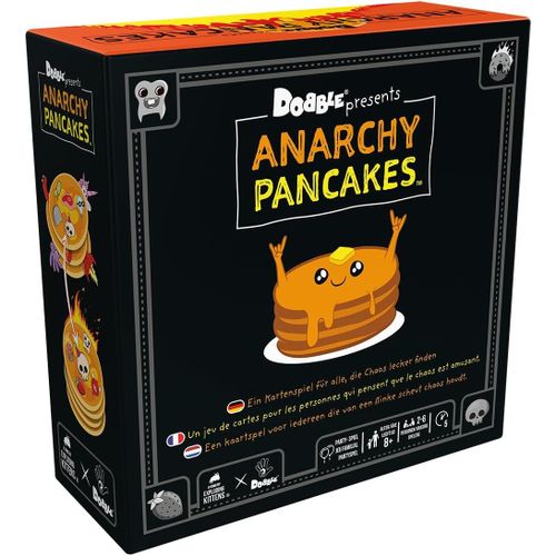Dobble : Anarchy Pancakes - Jeux De Société - Jeux De Cartes - Jeu Enfants, Adultes Et Famille - Rapidité Et Observation - A Partir De 8 Ans - 2 À 6 Joueurs[Z2248]