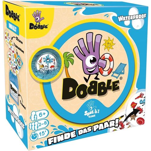 Dobble Waterproof Eco-Sleeves Jeu De Cartes Familial 2 À 8 Joueurs À Partir De 6 Ans Et Plus 15 Minutes Allemand[Z1334]