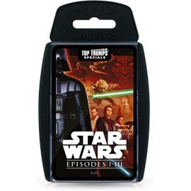 Sansh-Jeu De Cartes Star Wars Épisodes 1 À 3 Spéciaux, Jouez Avec Dark Maul, Obi-Wan Kenobi, Yoda Et Anakin Skywalker, Jeu De Cartes Éducatif Pour 2 Joueurs Et Plus Est Un Excellent Cadeau Pour