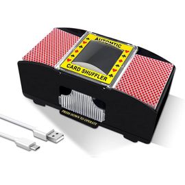 Eryi-Mélangeur De Cartes Automatique Usb/Piles, Mélangeur Électrique Pour Fête Familiale, Poker/Blackjack/Uno