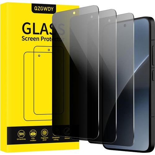 Kal-Verre Trempé Anti-Espion Pour Xiaomi 15, Lot De 3 Film Protection Écran Vitre Protecteur Protege Sans Bulles, Dureté 9h, Facile À Installer