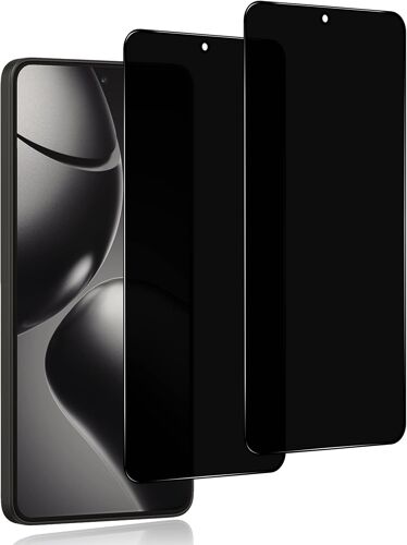 CAUC-Verre Trempé pour Xiaomi 14T/14T Pro, [2 pièces] Anti Espion Film de Protection Écran, [Anti-Peeping Anti-Spy] Ultra Résistant Anti Rayures Indice Dureté 9H Glass