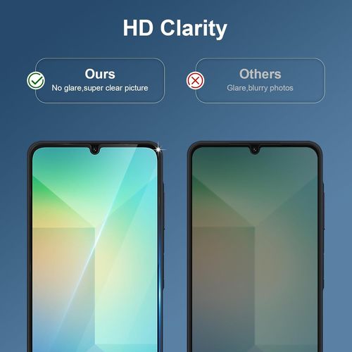 Lot De 3,Verre Trempé Pour Samsung Galaxy A06 [Vitre Protecteur 9h Dureté] [Sans Bulles] [Anti-Rayures] Film Protection Écran Compatible Avec Samsung Galaxy A06