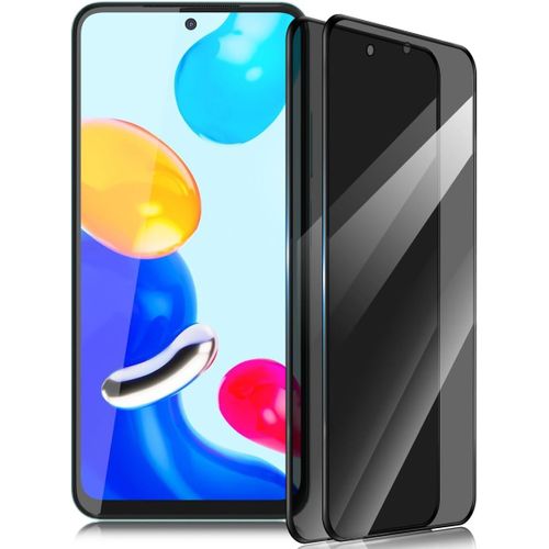 2 Pièces Verre Trempé Anti Espion Pour Xiaomi Redmi Note 11 4g (6,5"")/Redmi Note 11s 4g,Dureté 9h Confidentialité Protection Écran,Verre Protection Redmi Note 11 4g (6,5"")/Redmi Note 11s 4g