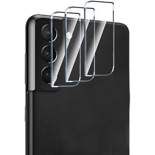 Pack 3 Verres Trempés Pour Lentille Appareil Photo Arrière Samsung Galaxy S21 Fe - 0,15 Mm Ultra-Mince, Anti-Rayures, Sans Bulles, Hd, Anti-Empreintes + Kit Nettoyage
