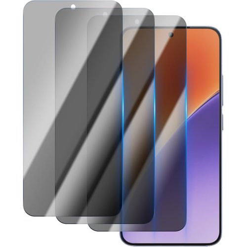 Kal-3 Pièces Verre Trempé Anti-Espion Pour Xiaomi 15, Film Protection D'écran Contre Les Rayures, Sans Bulles, Dureté 9h Glass