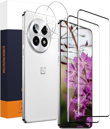 Tempered Glass For Oneplus 13 5g Film,3d Full Coverage,9h Hardness Bubble Free Glass Protection,Sensitive Touch,Anti Scratch,2+2 Piece Oneplus 13 Hd Protection Screen+Camera Glass